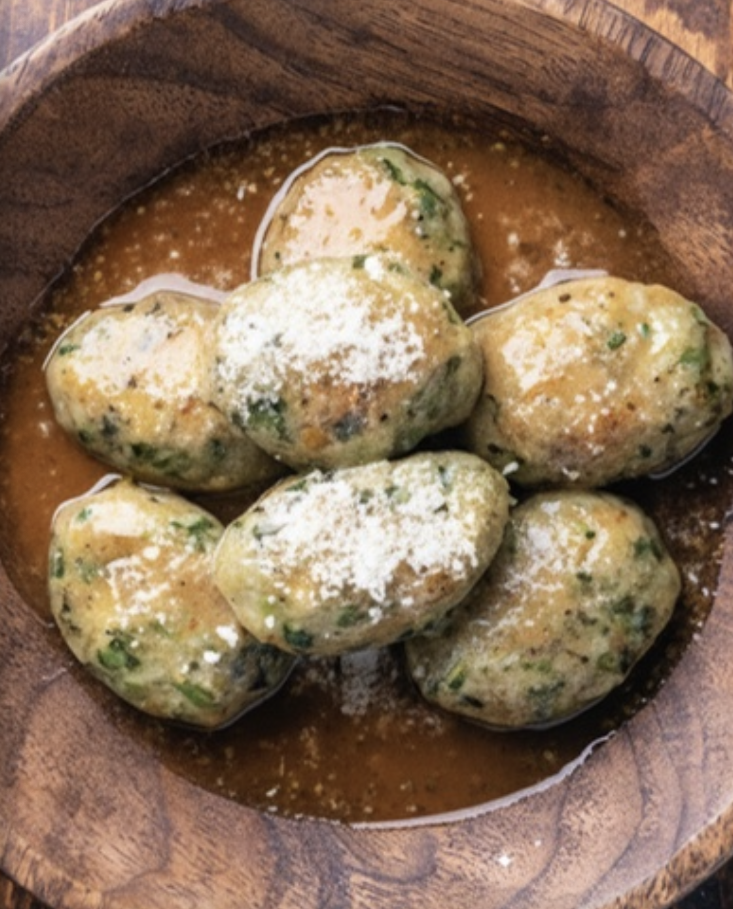 Cheese and Spinach Dumplings (Malfatti) — Vanlife Eats