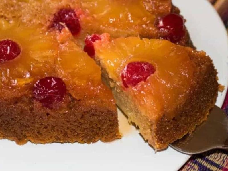 Omnia Toffee Apple Upside Down Cake — Vanlife Eats
