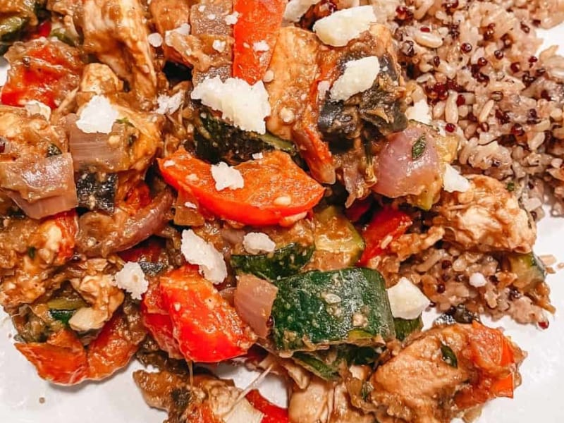 Ratatouille chicken